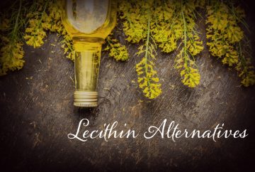Rapeseed oil and lecithin alternatives