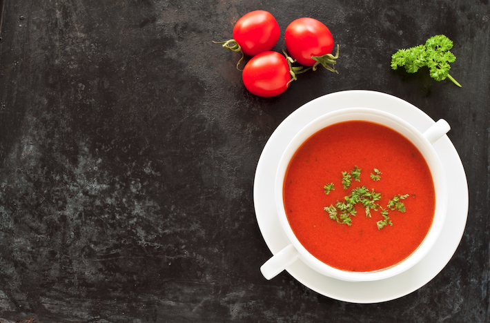 Tomato Soup black background
