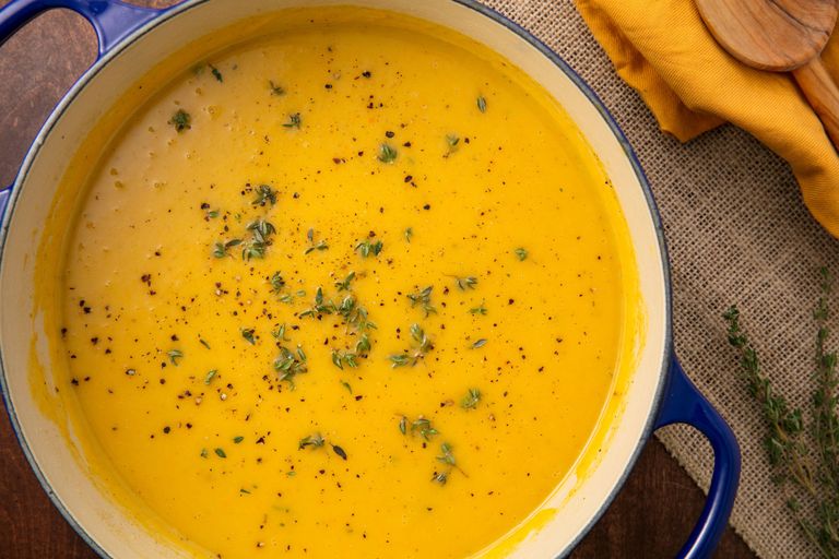 bowl of butternut squash soup