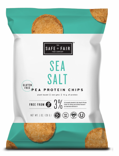 safe and fair food company pea protein chips