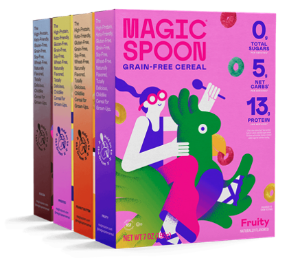 magic spoon cereal boxes