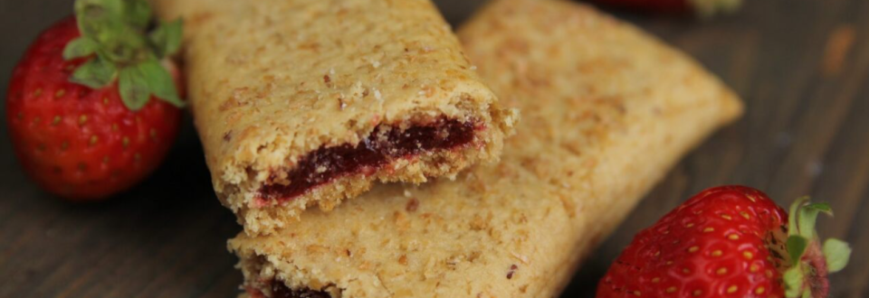 strawberry filled nutri grain bar